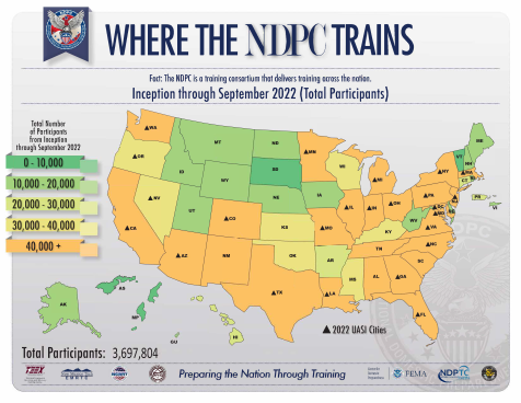 NDPC training map